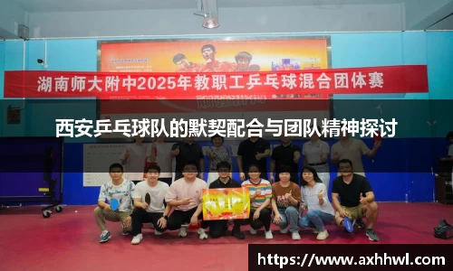 西安乒乓球队的默契配合与团队精神探讨